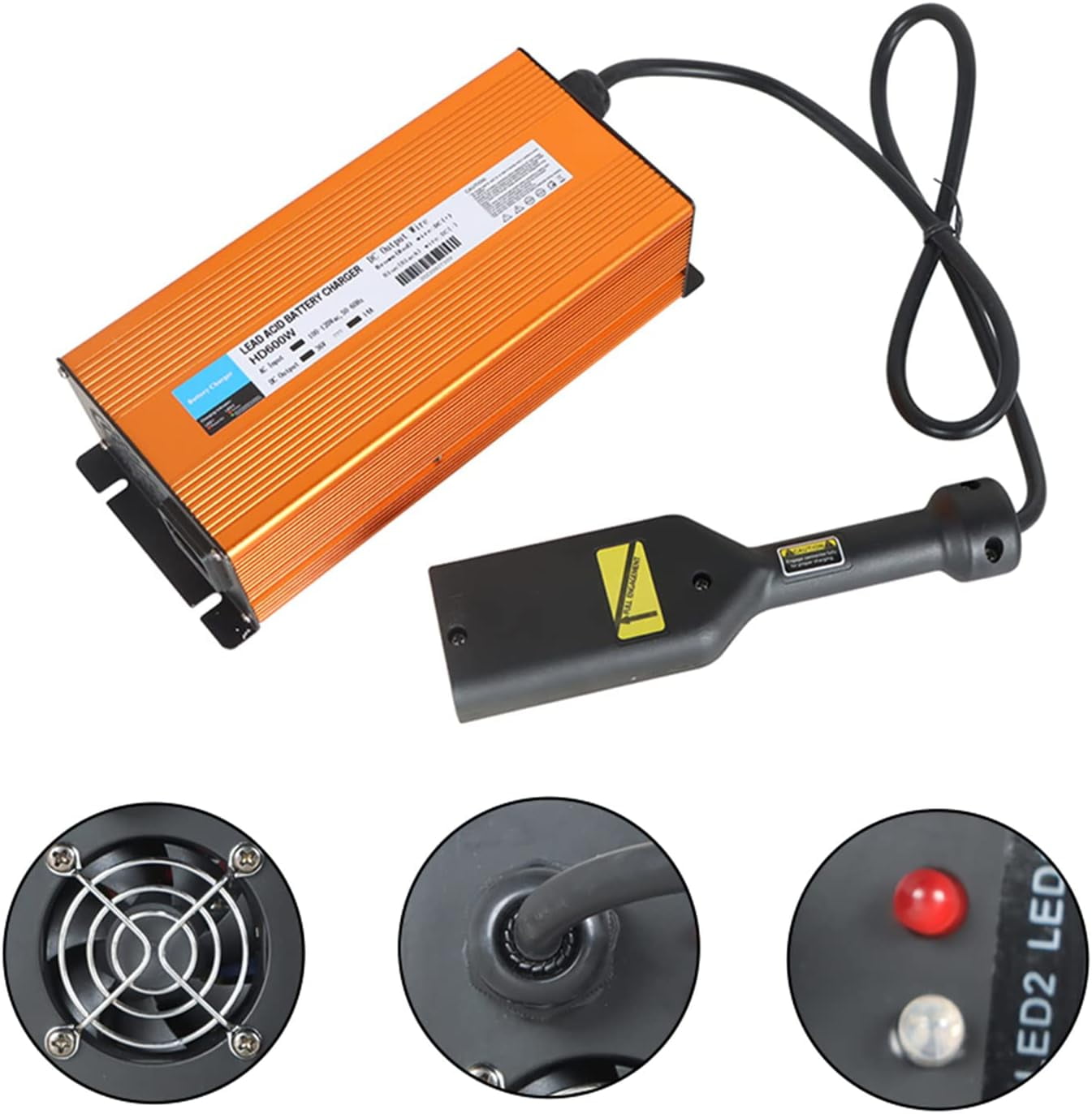 SHZAITOR 36 Volt 14 Amp Golf Cart Battery Charger For EZGO With 