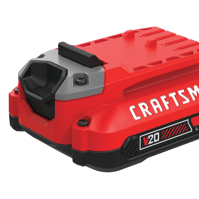 CRAFTSMAN V20 Lithium Ion Battery， 2.0-Amp Hour， 2 Pack (CMCB202-2)