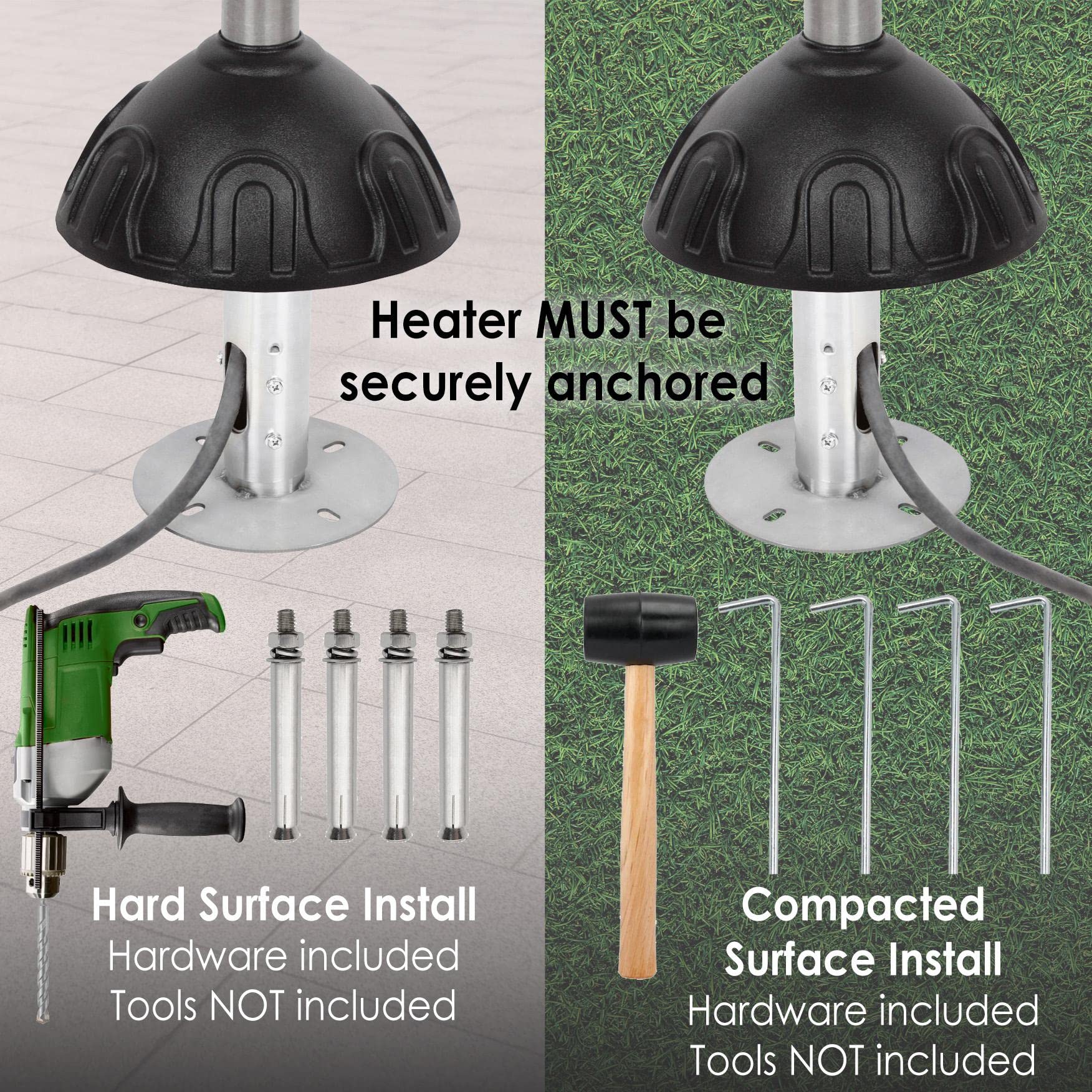 Fire Sense 61445 Natural Stainless