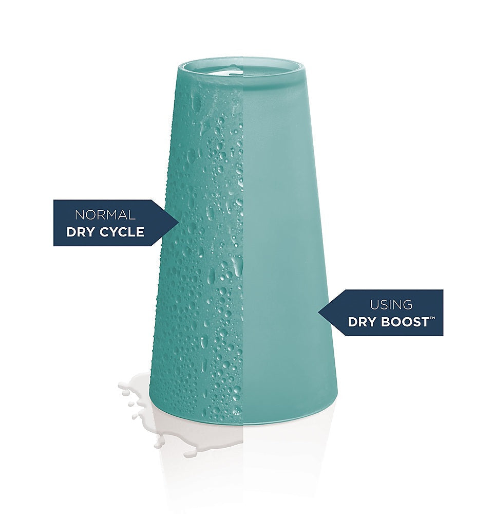 GE - Front Control Built-In Dishwasher with 55 dBA - Stainless steel