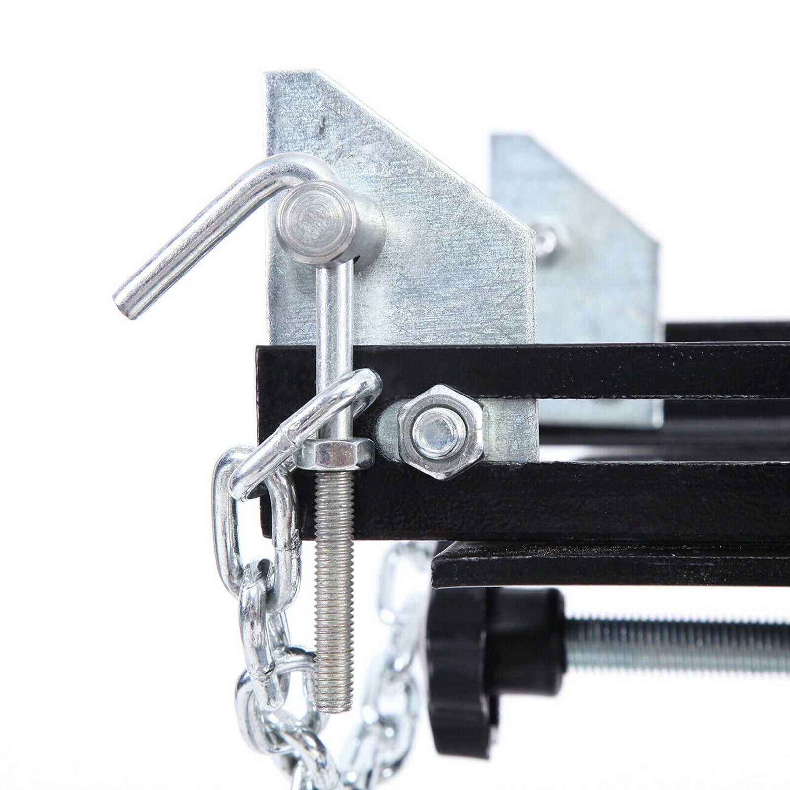 JSTUOKE 1660 Pounds Hydraulic Car Transmission Jack Vertical Lift with 360° Swivel Wheel Pedal ,Blue,33