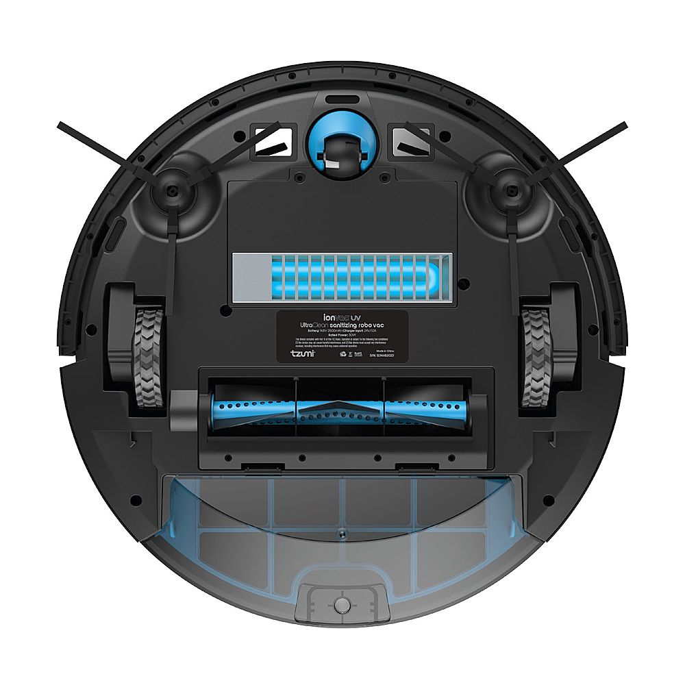 Tzumi - ionvacUV UltraClean Robovac With Smart Mapping and Sanitizing UV Light - Black