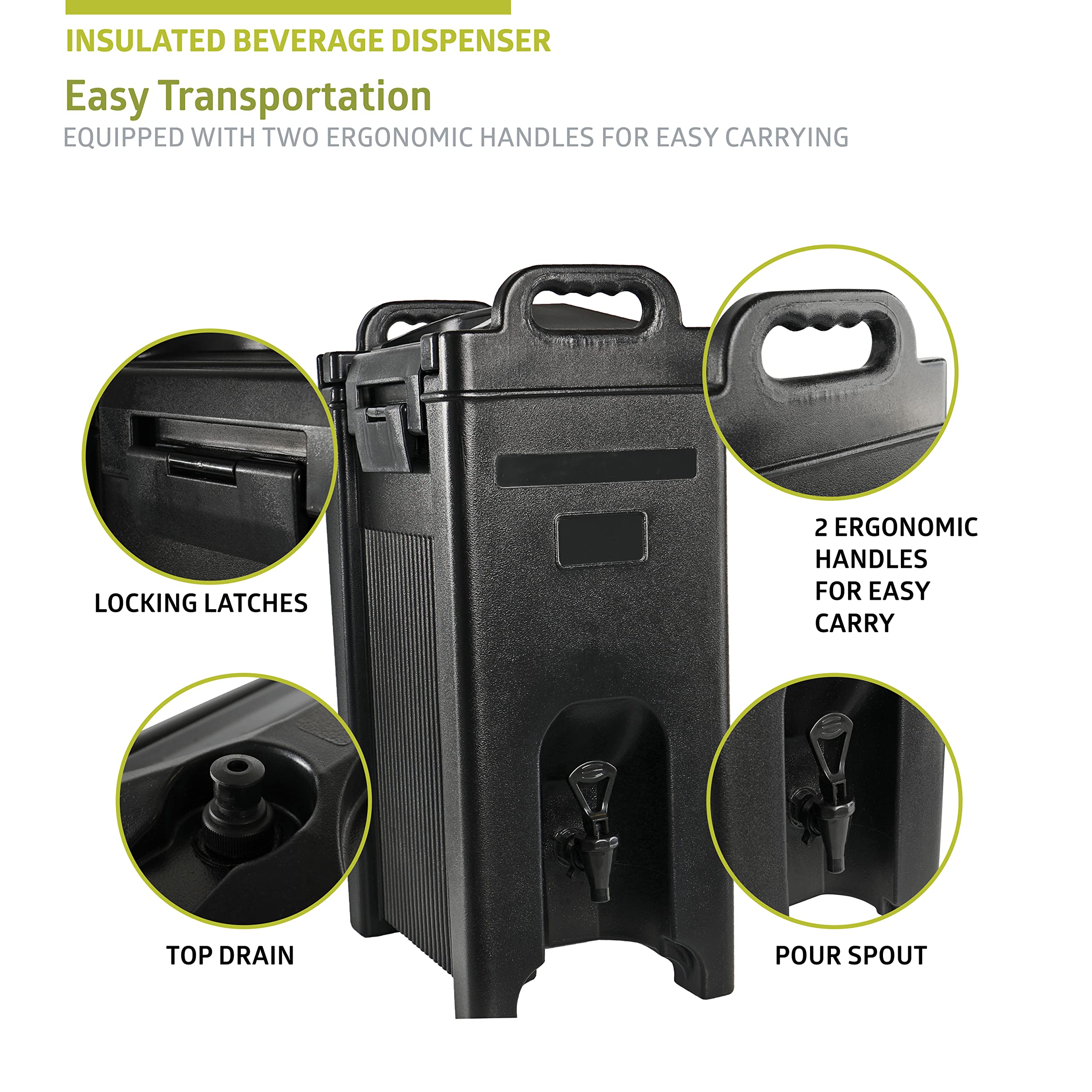 Pearington 5 gal Insulated Beverage Dispenser