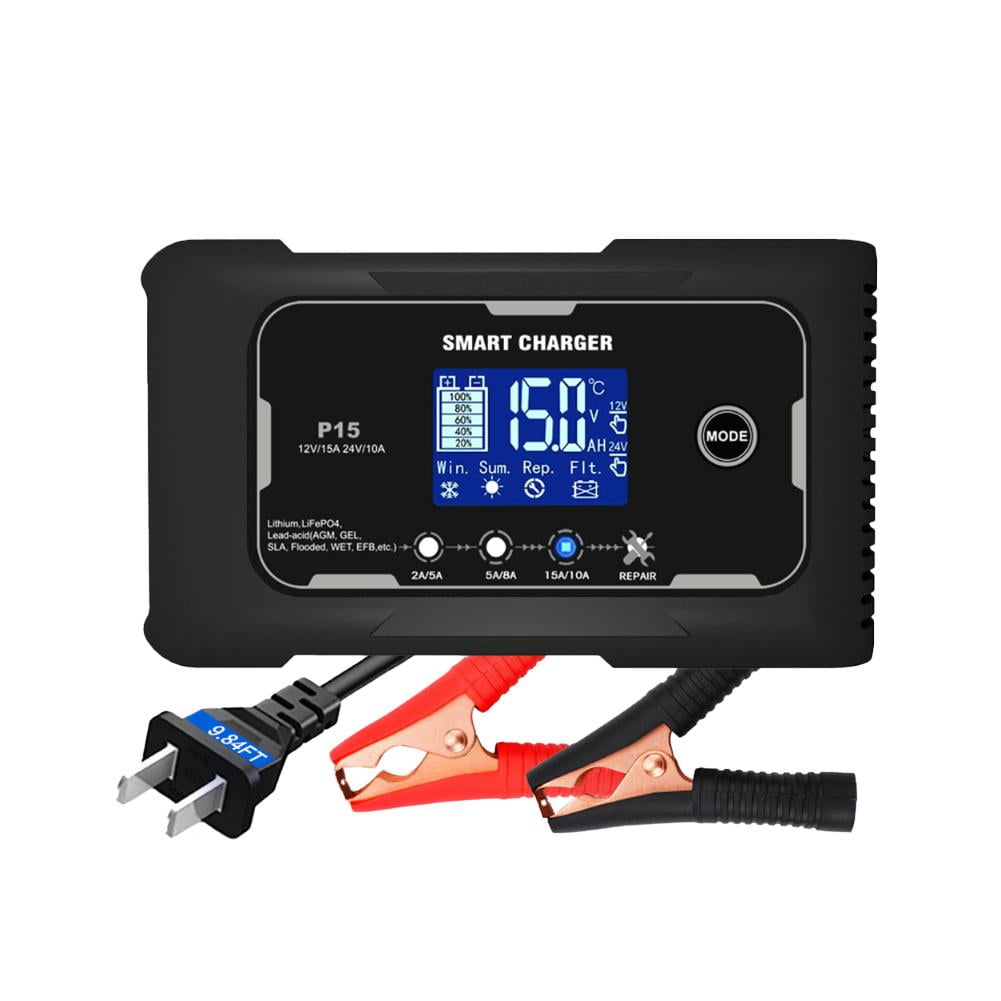 20A Car Motor Battery Charger Automatic Pulse Repair for AGM Lithium Lead-A X7A7