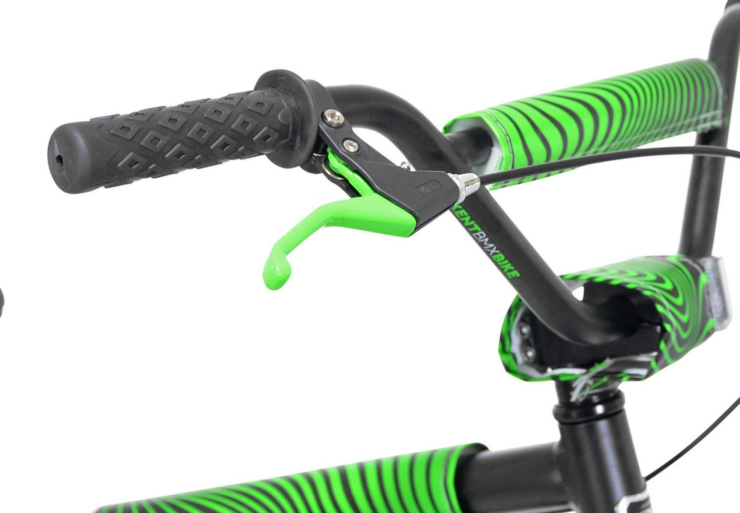 Kent 29 In. Surreal Mens BMX Cruiser Bike， Ages 13+， Black and Green