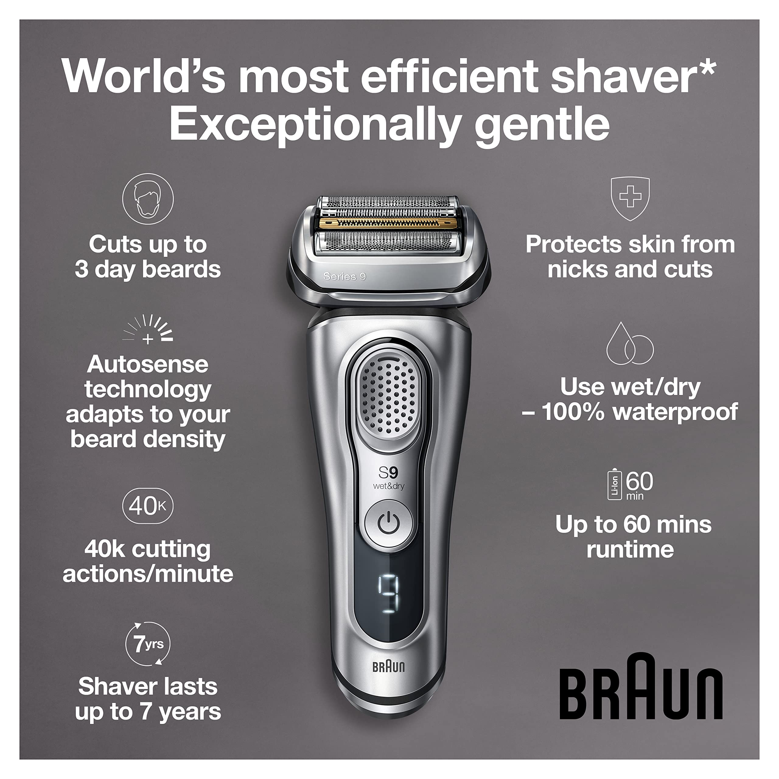 Braun Electric 9330s Precision Rechargeable