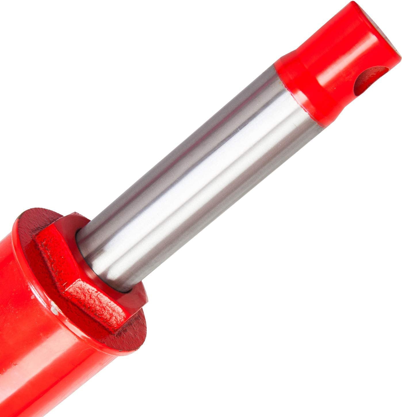 Big Red Hydraulic Long Ram Jack with Double Piston Pump and Clevis Base,8 Ton (16,000 lb) Capacity,Red,W808R