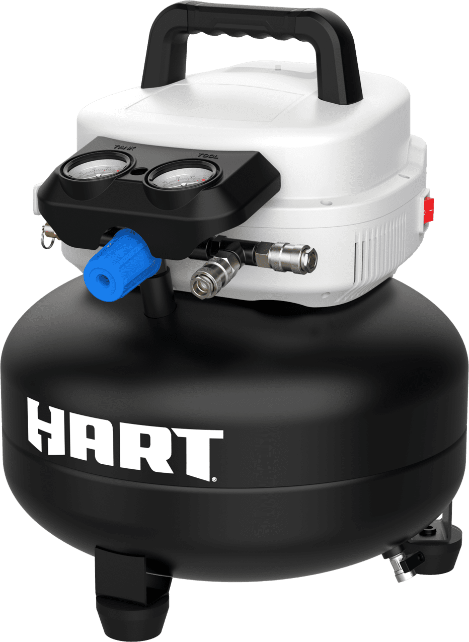 Hart 6 Gallon 1.5 HP Pancake Air Compressor