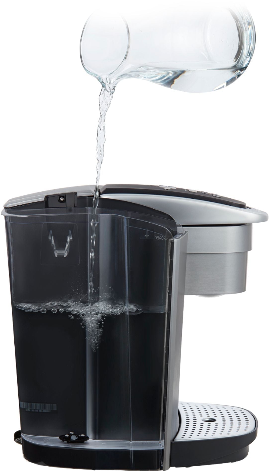 Keurig - K-Elite Single Serve K-Cup Pod Coffee Maker - Brushed Silver