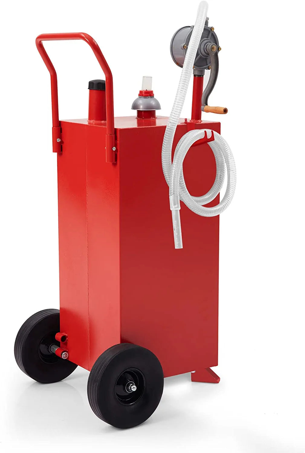 EastVita 30 Gallon Gasoline Tank Fuel Storage Tank Portable Gas Caddy without 2 Wheels for Boat, Car,Garden, Lawnmower, ATV