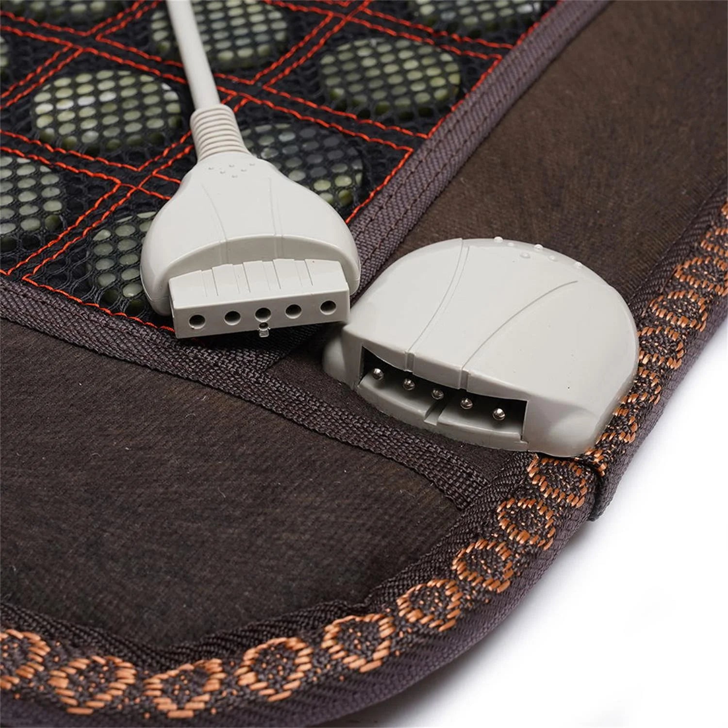 Wuzstar Far Infrared Heating Pad,Massage Mattress Natural Jade Stone Pad