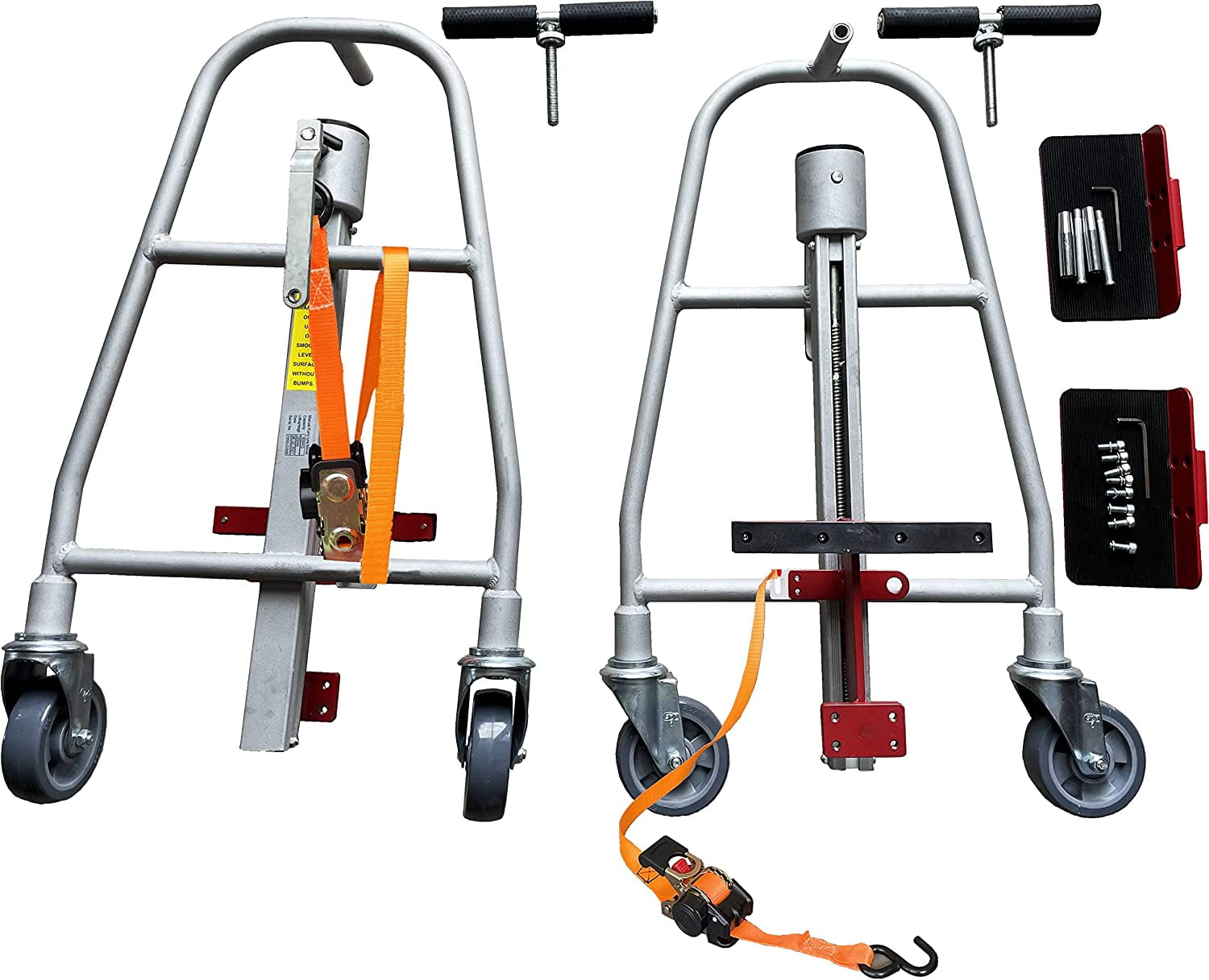 Manual Furniture Mover (Set of 2), 1100 lb. Cap, Aluminum, 12