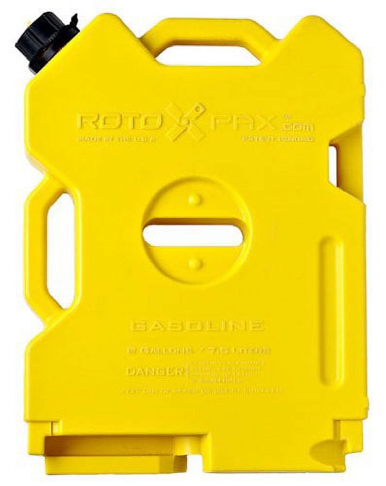 RotopaX 2D Yellow Diesel Container, 2 Gallons