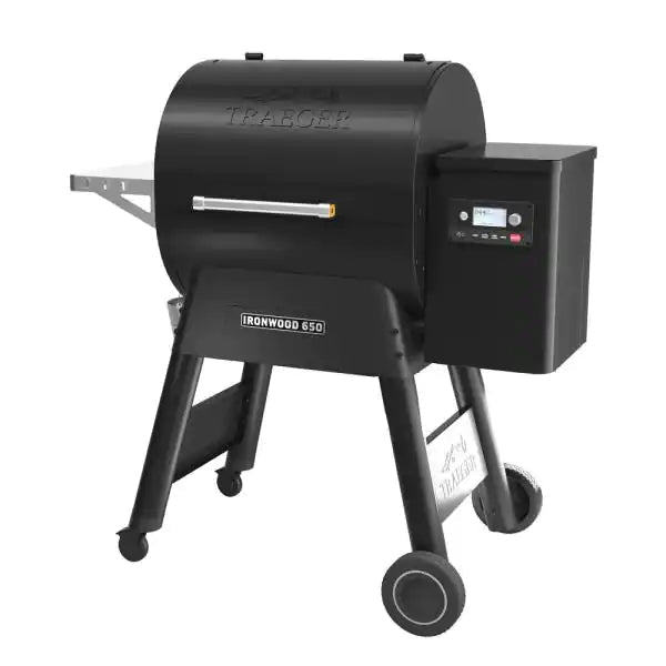 Ironwood 650 Wifi Pellet Grill and Smoker in Black