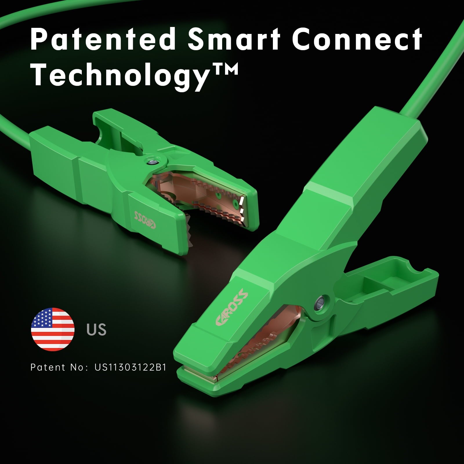 CAROSS T14 Jump Starter with 150 PSI Air Compressor, 2000A Peak 20000mAh (up to 8L Gas or 6L Diesel Engines) Patented Green Jumper Cable, USB QC 3.0 Quick Charge, 3.6'' Big Screen, 3 Light modes