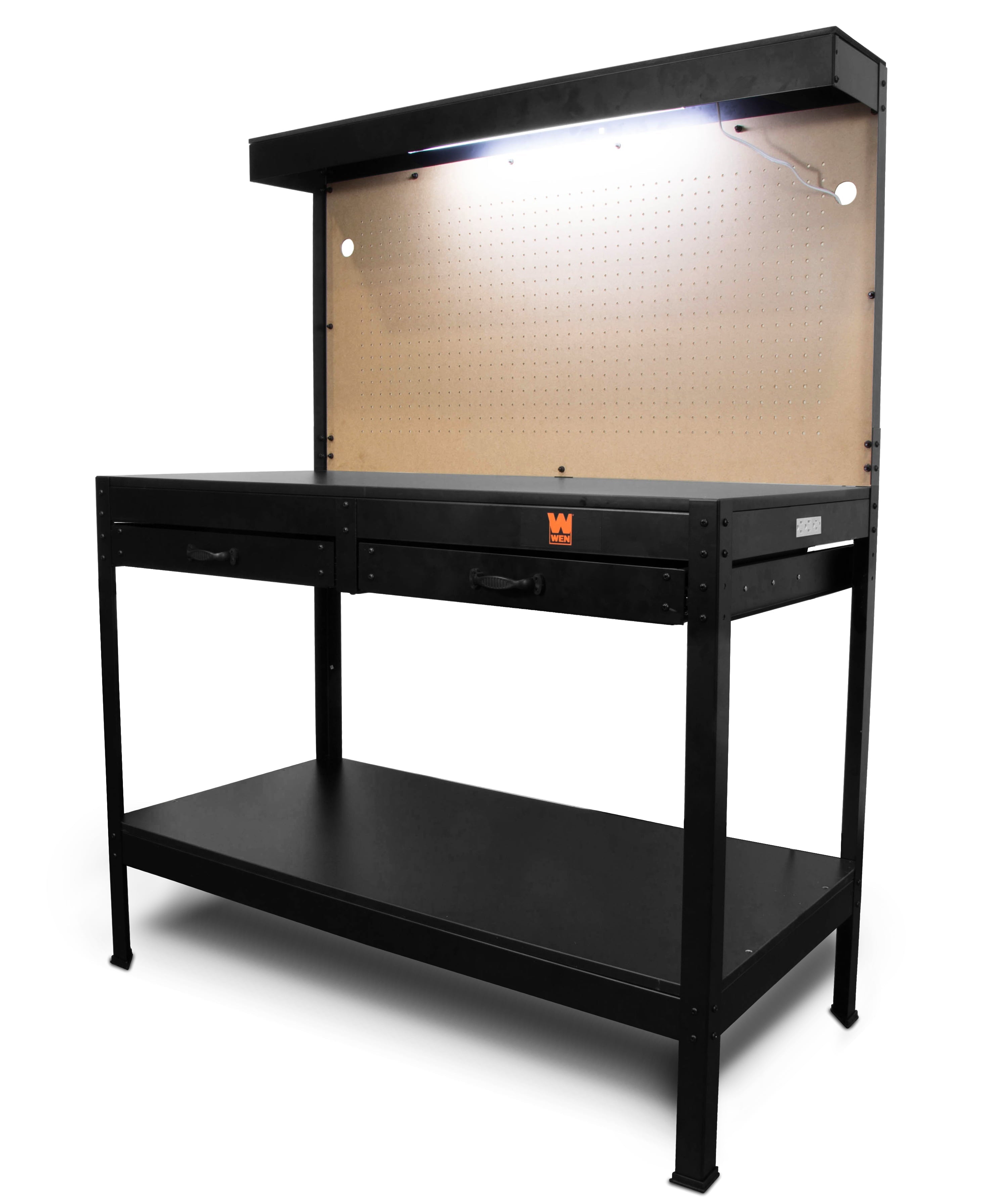 WEN 48-Inch Workbench with Power Outlets and Light