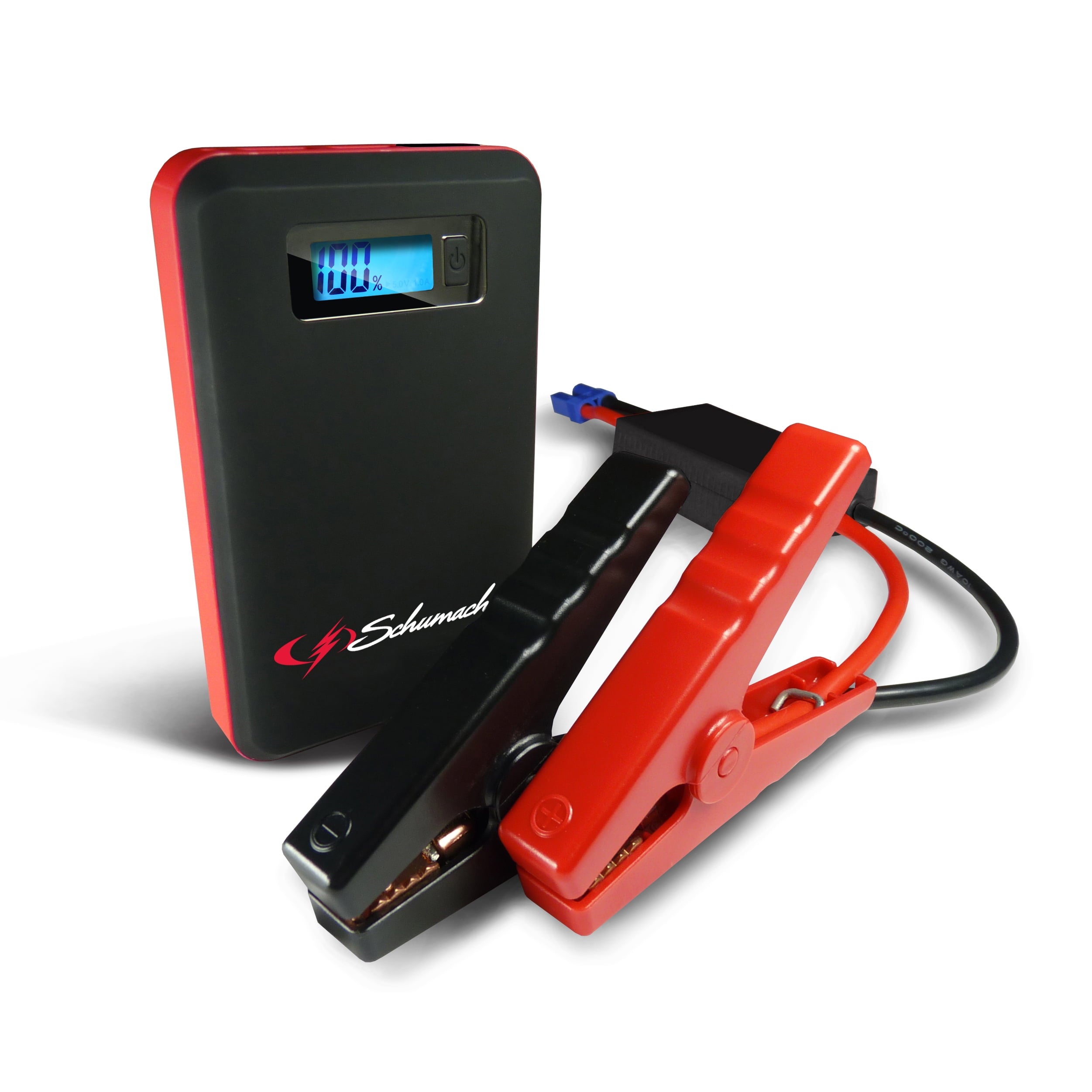 Schumacher Electric Rechargeable Lithium Jump Starter and Power Pack with USB and 12V DC Charging Ports, 600 Amp