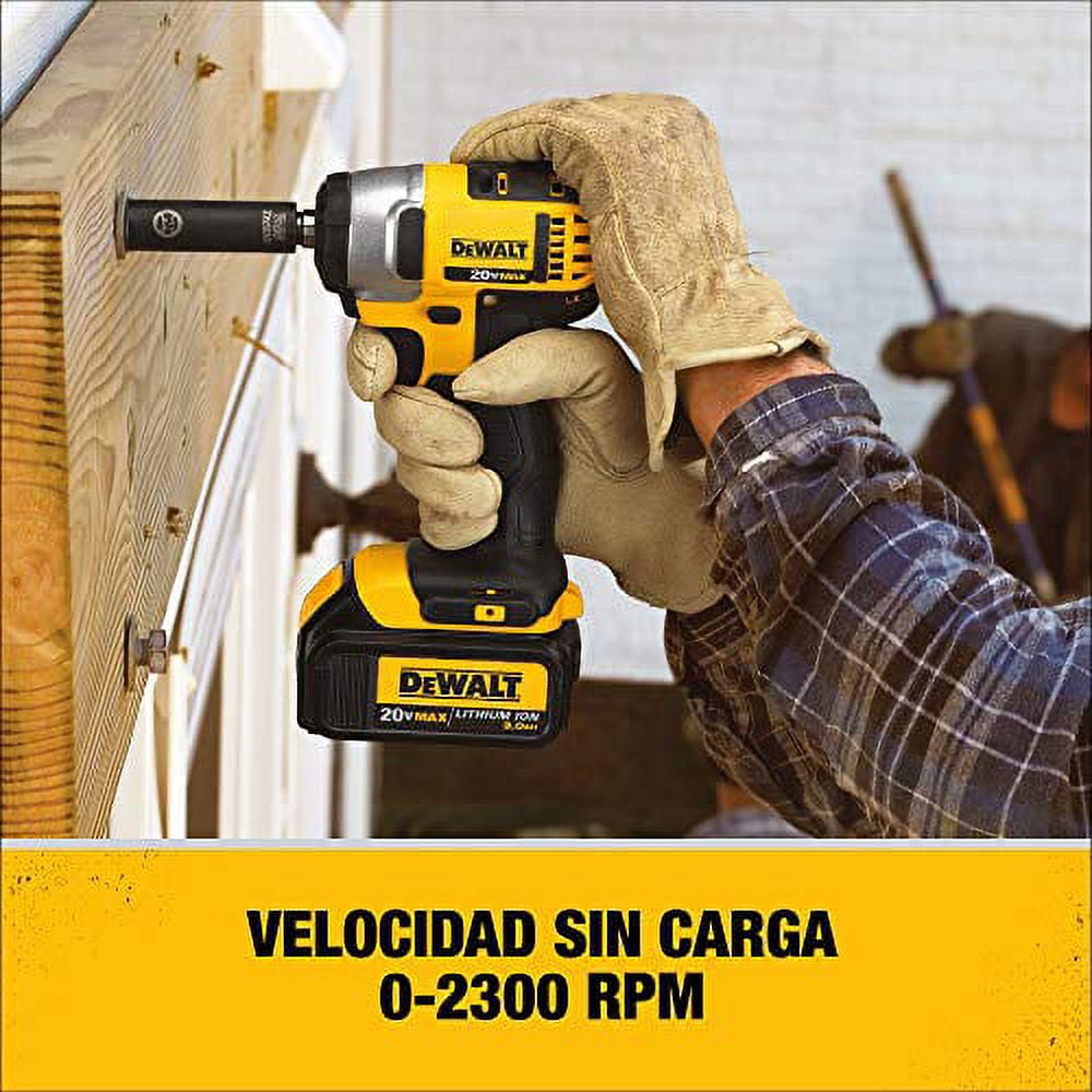 DEWALT DCF880B 20-Volt Li-Ion 1/2-Inch Impact Wrench Kit with Detent Pin