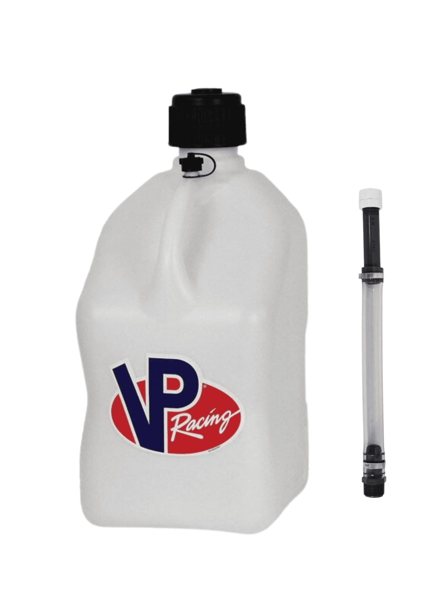 VP Racing Fuel 5.5 Gallon Racing Utility Jug Multicolor Bundle 4 Pack by Louisiana Pantry (4 Deluxe Hoses Included, Blue, Red, Green, and White)