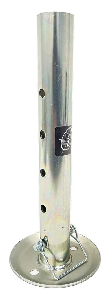 Southwest Wheel 5,000 lbs Side Wind RAM A-Frame Trailer Jack w/Zinc Adjustable Drop Leg