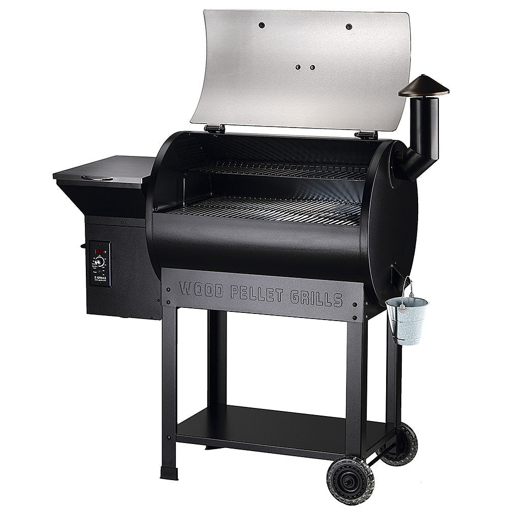 Z Grills - Wood Pellet Grill and Smoker 694 sq. in. - Stainless Steel