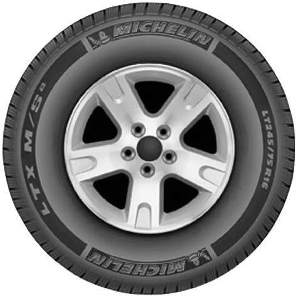 Michelin LTX M/S2 265/70R17 113 T Tire Fits: 2014-18 Chevrolet Silverado 1500 WT, 2010-20 GMC Sierra 1500 SLE