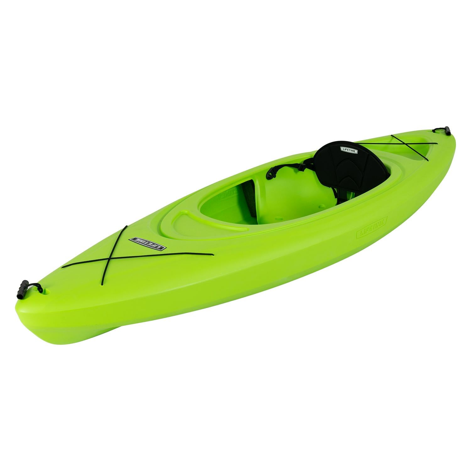 Lifetime Pacer 8 ft Sit-In Kayak (Paddle Included)， Green