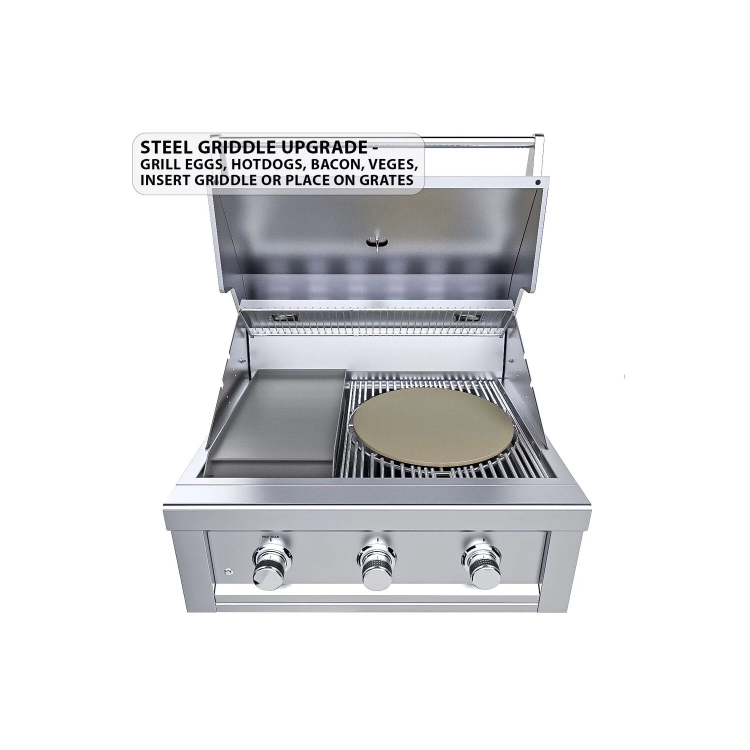 Ruby 3 Burner Pro-Sear 30
