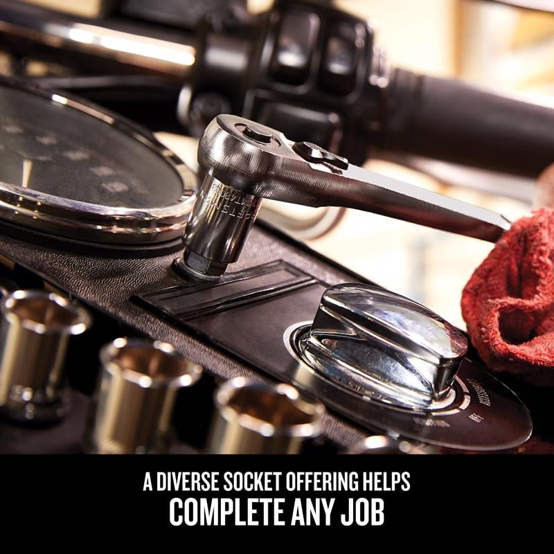 Craftsman 1/4 & 3/8 & 1/2 in. drive SAE 6 and 12 Point Socket Set 299 pc