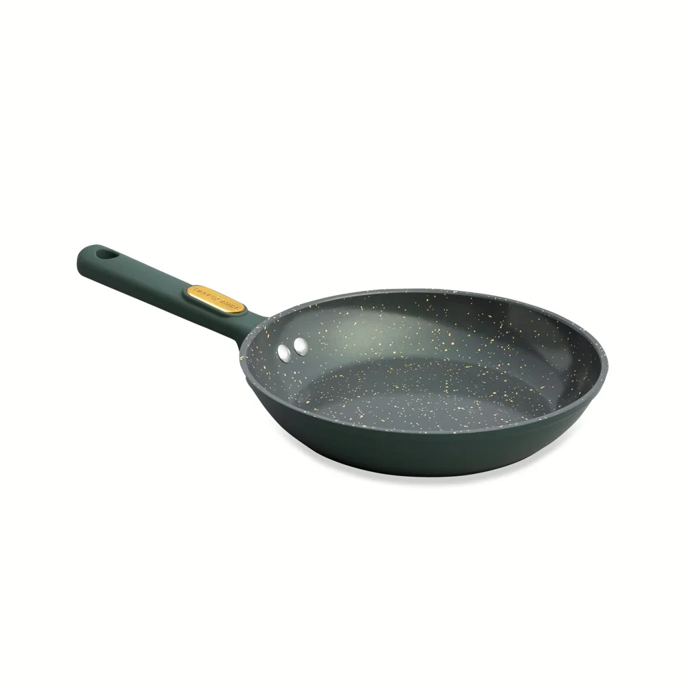 Thyme & Table Non-Stick 12-Piece Granite Cookware Set, Hunter Green