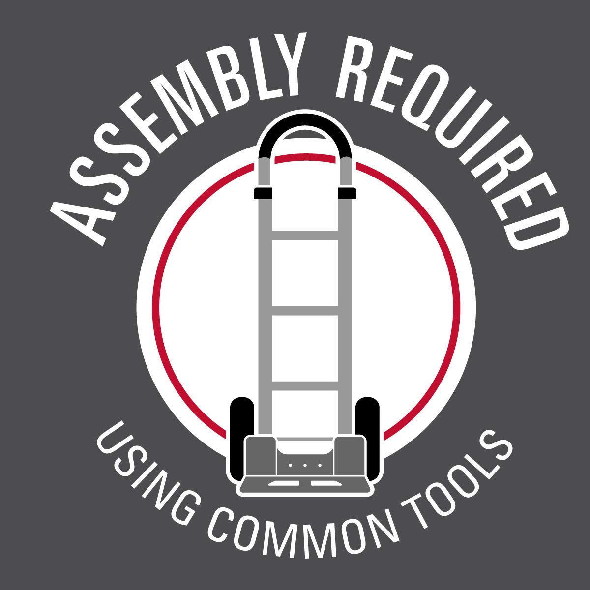 Magline HMK15AUA4 Aluminum Hand Truck, Vertical Loop Handle, Pneumatic Wheels, 500lbs Capacity