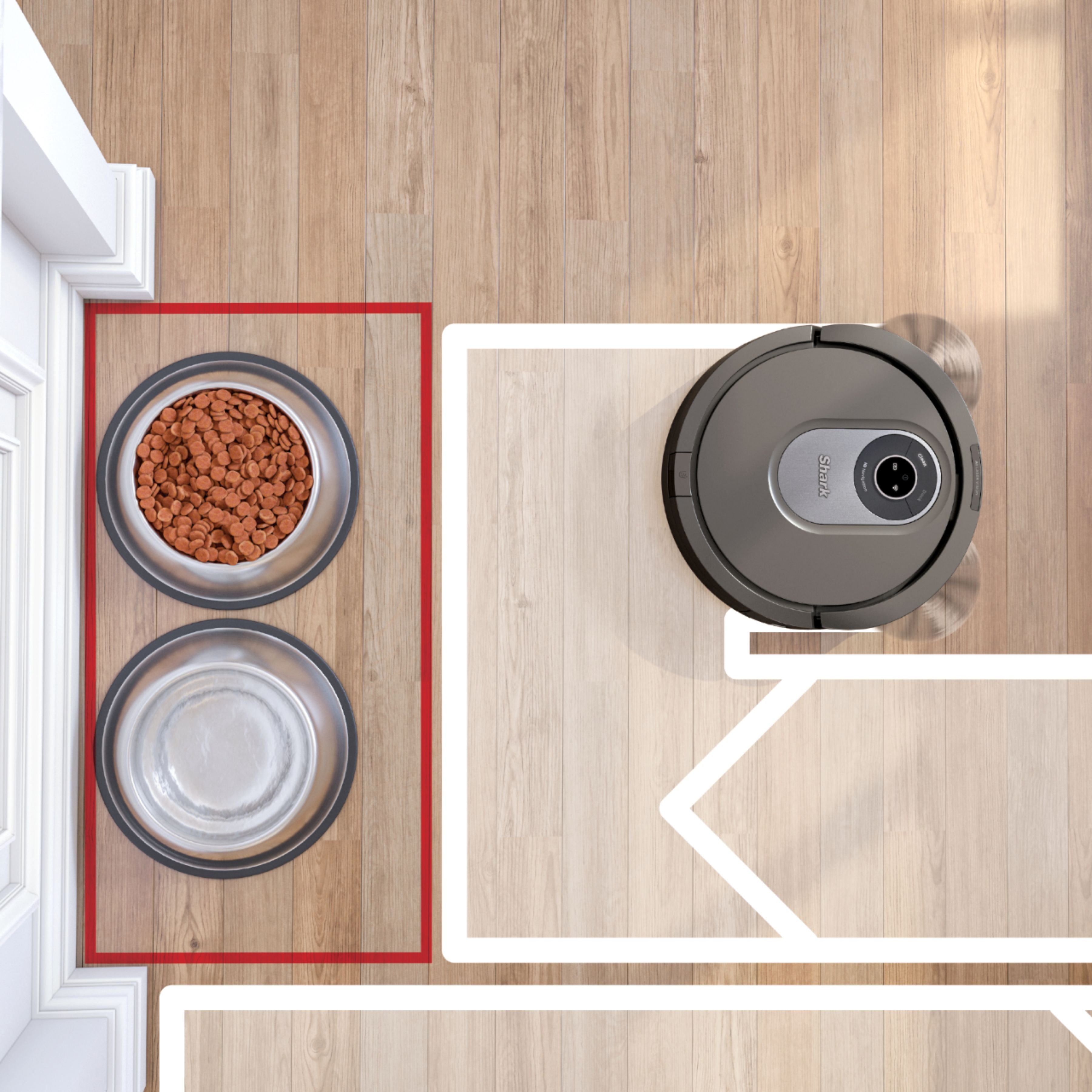 Shark - AI Robot Vacuum RV2001 with Self Cleaning Brushroll, Object Detection, Wi Fi - Gray