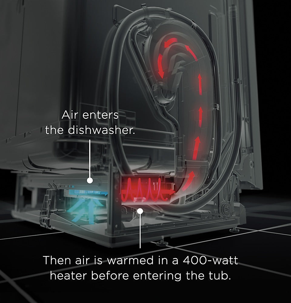 GE Profile - Hidden Control Built-In Dishwasher with Stainless Steel Tub, Fingerprint Resistance, 42 dBA - Stainless steel