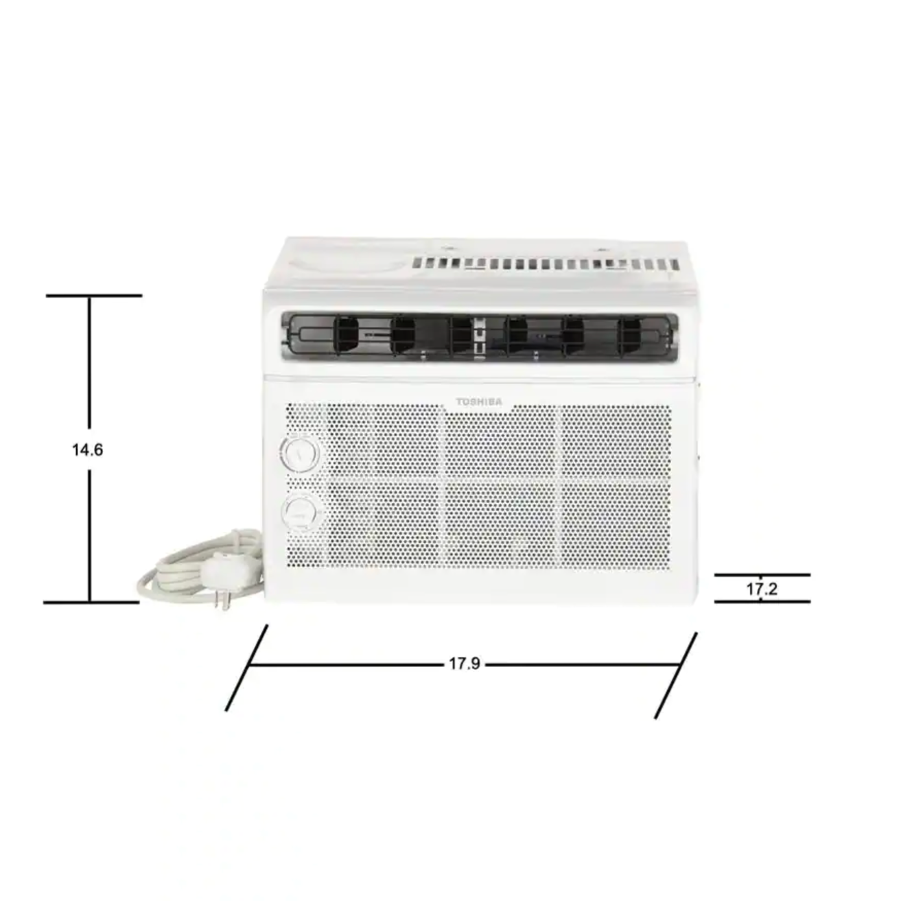 Toshiba 5，000 BTU 115-Volt Window Air Conditioner in White (RAC-WK0512CMRU)