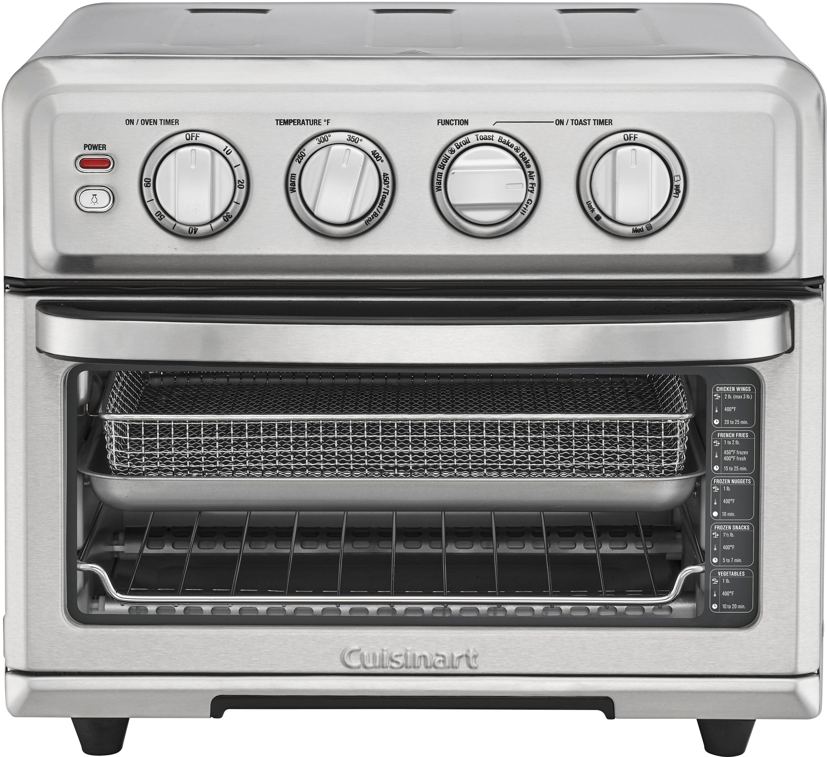 Cuisinart - Air Fryer Toaster Oven with Grill - Stainless Steel