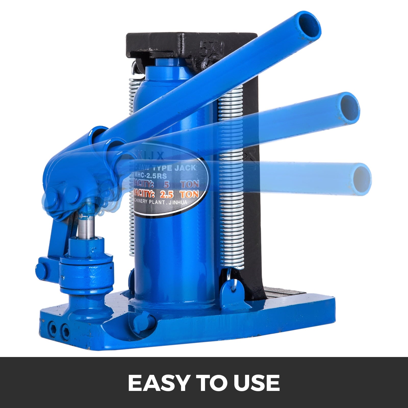 BENTISM Toe Jack Lift Hydraulic Machine Toe Jack Lift Air Hydraulic Toe Jack Proprietary Heat-Treated Steel (2.5-5Ton Blue)