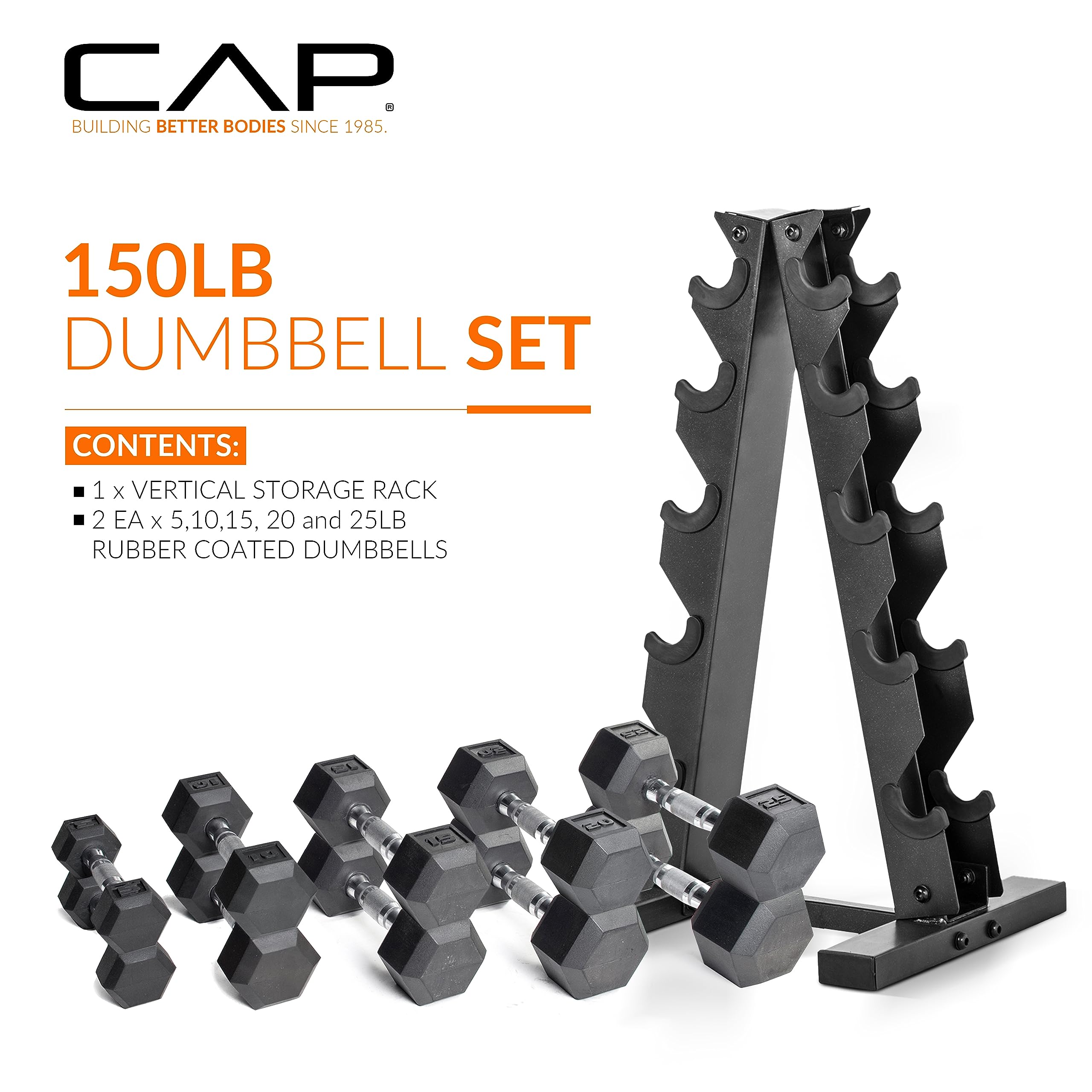 CAP Barbell 150 Dumbbell Rack