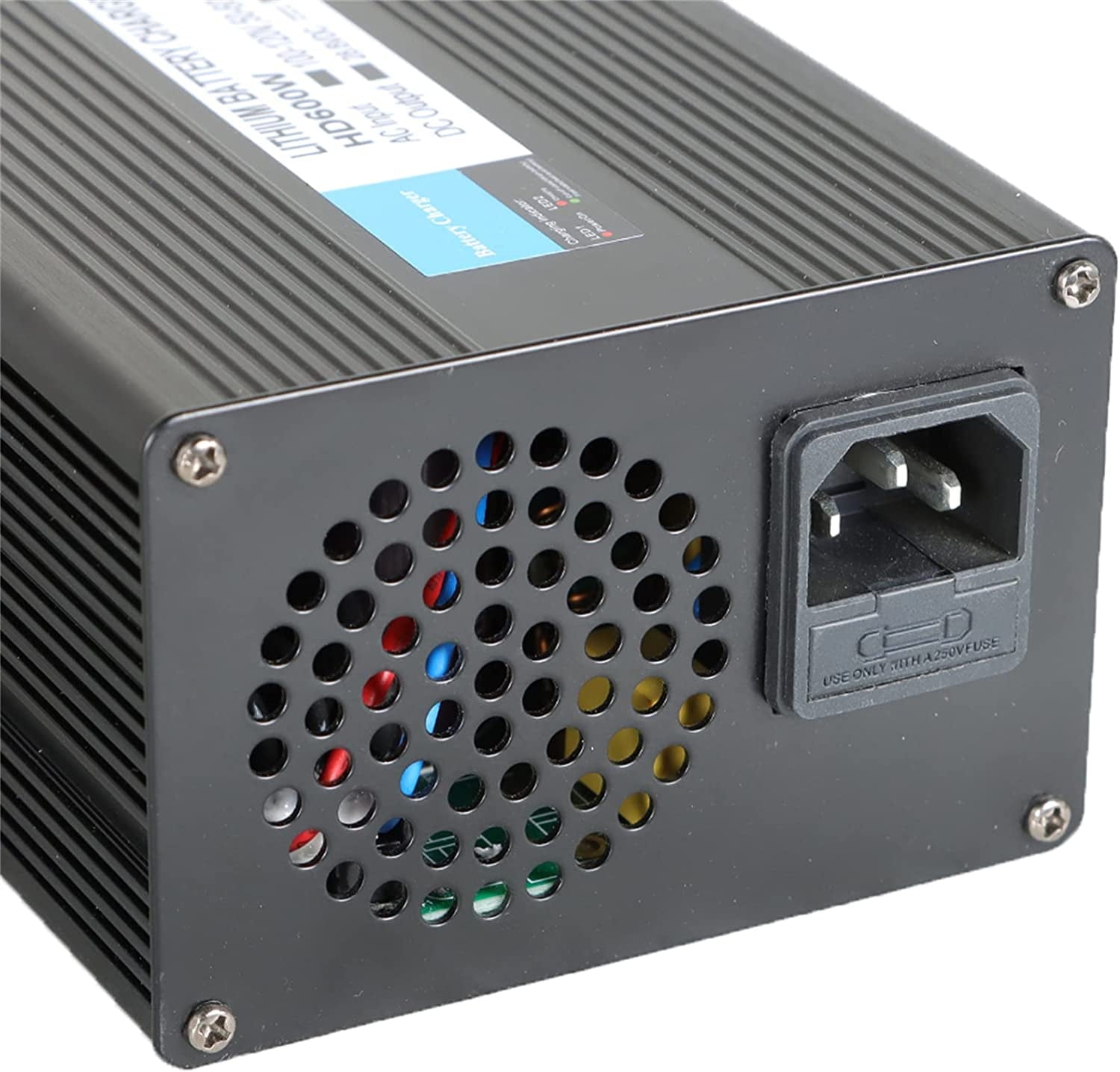 Labwork 28.8V 18A Lithium Battery Smart Charger with Alligator Clips Replacement for LiFePO4 Deep Cycle Rechargeable Batteries