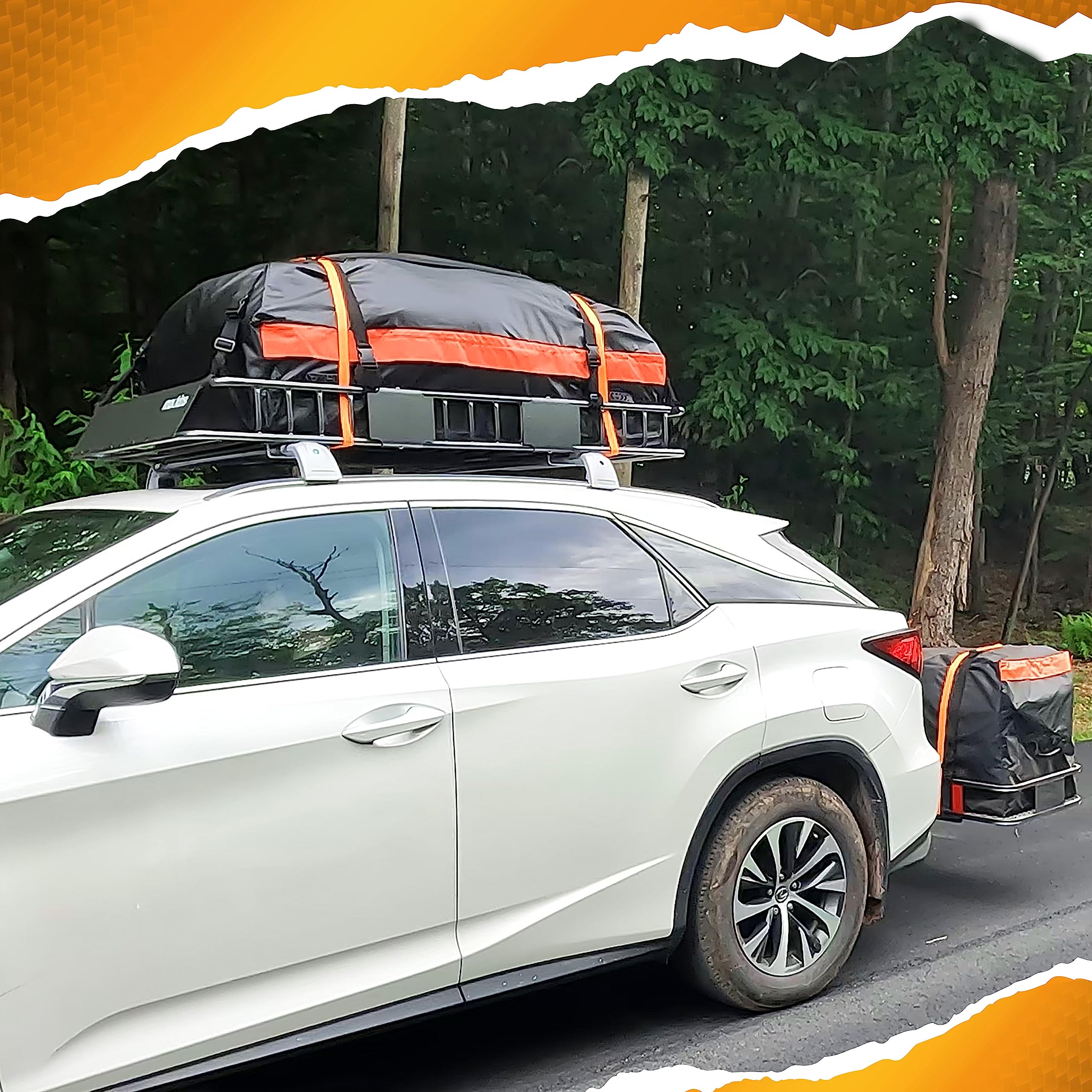 Mockins Anti Rust Rooftop Carrier Basket