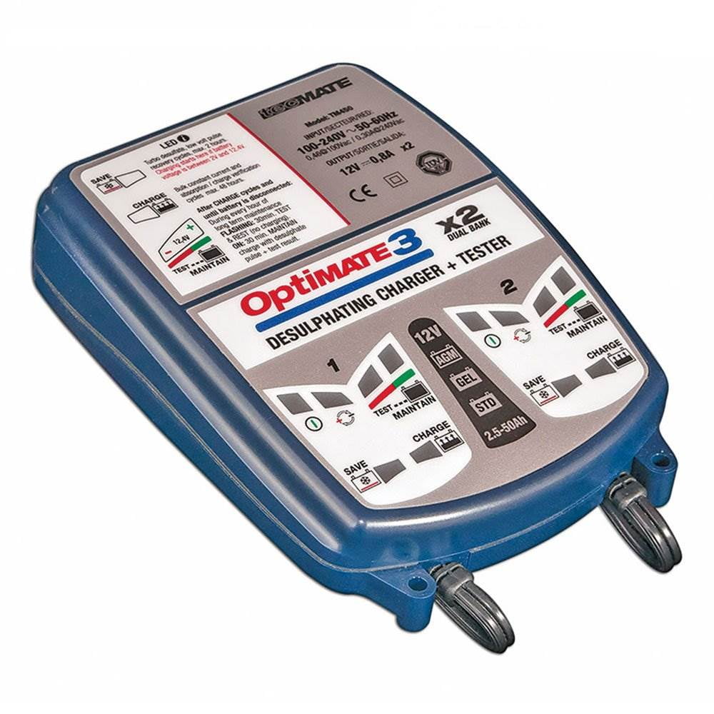 TecMate CTEk Mus 4.3 Polar Year Round Battery Charger for 12V Lead Acid Battery