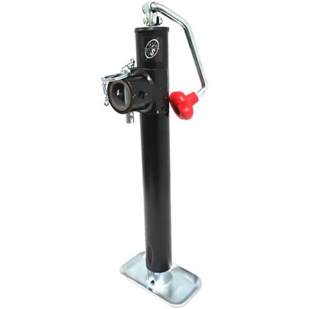 5,000 lb. Top Wind Ram Tubular Swivel Jack with Weld-on Pipe Mount 15
