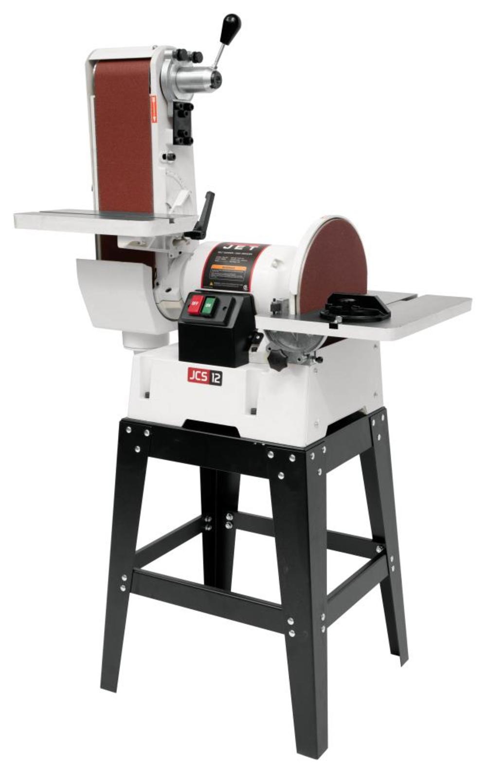 JSG-6DCK 6 In. x 48 In. Belt / 12 In. Disc Sander with Open Stand