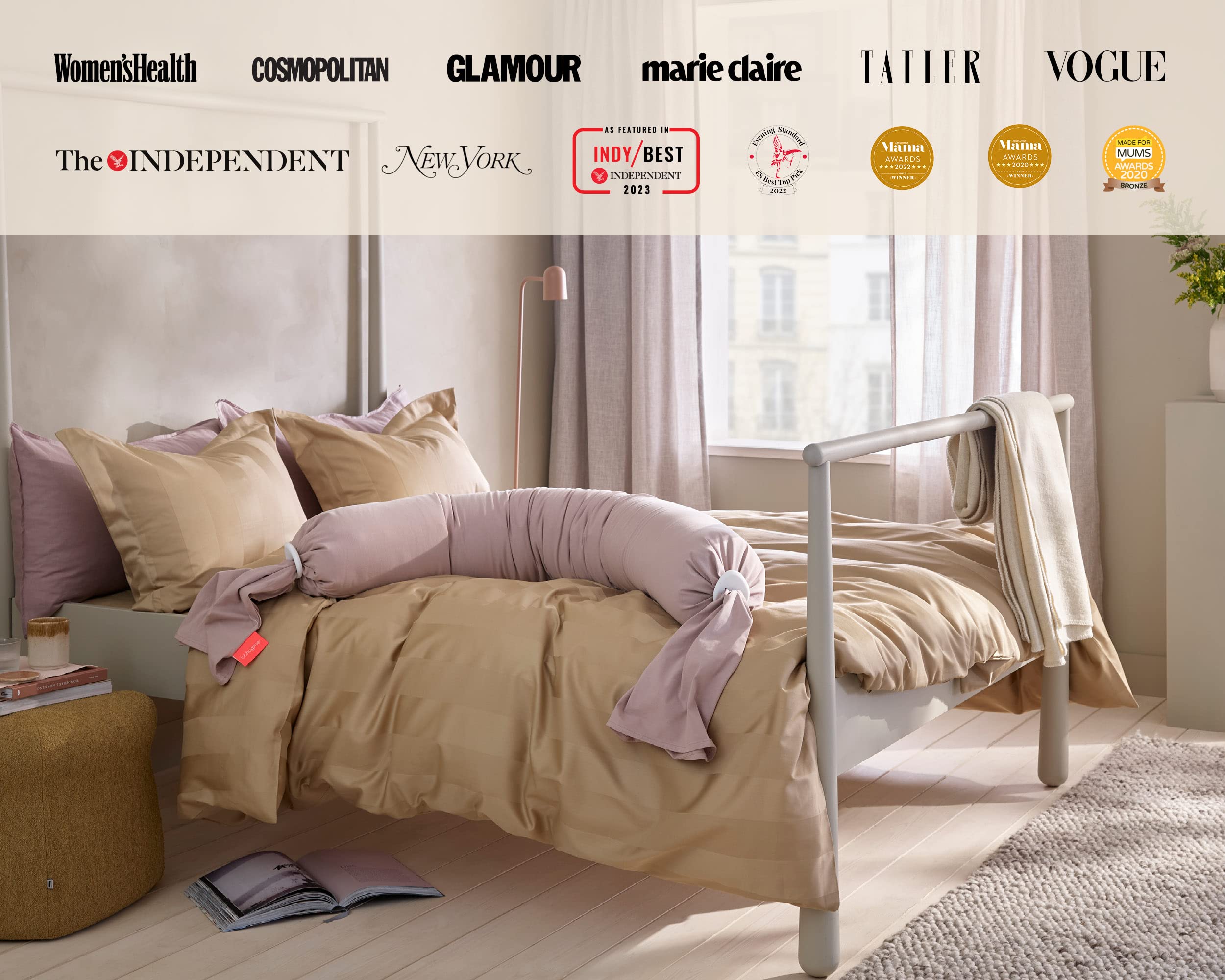 bbhugme Pregnancy Body Pillow Adjustable