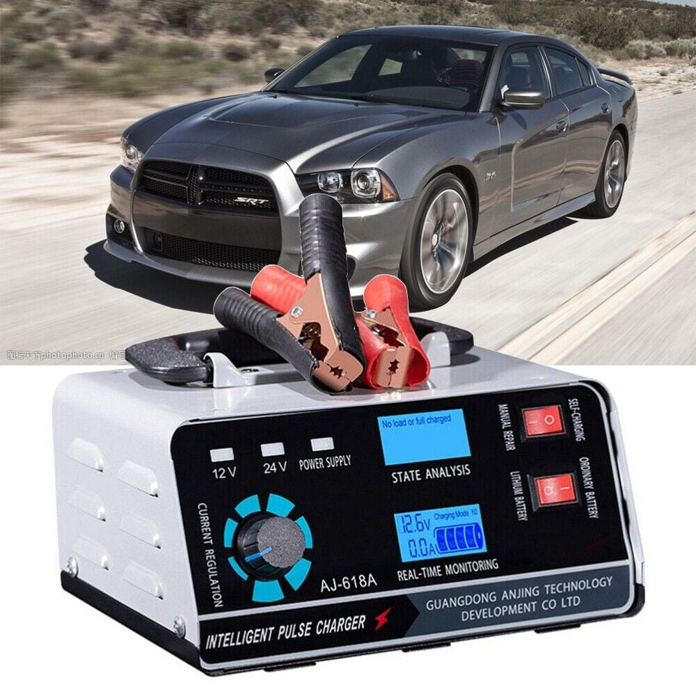 JahyShow Automatic Pulse Repair Trickle Charger: Revive Your Car Battery with 400W Power