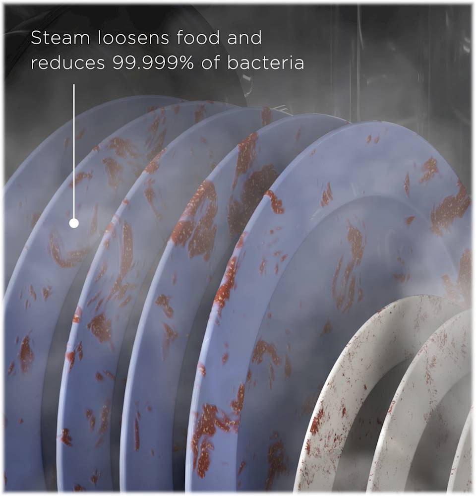 GE-Top Control Built-In Dishwasher with Stainless Steel Tub, Dry Boost, 48dBA - Stainless steel