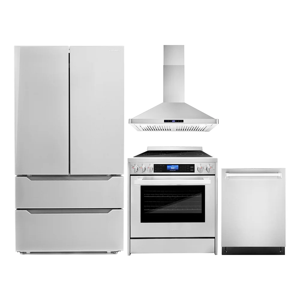 Cosmo 4 Piece Kitchen Appliance Packages with 30