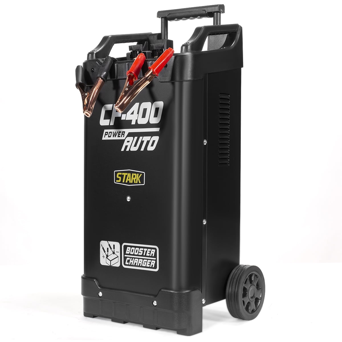 Stark 12/24V Battery Charger Fully Automotive Maintainer Jump Starter Display with Telescopic Handle