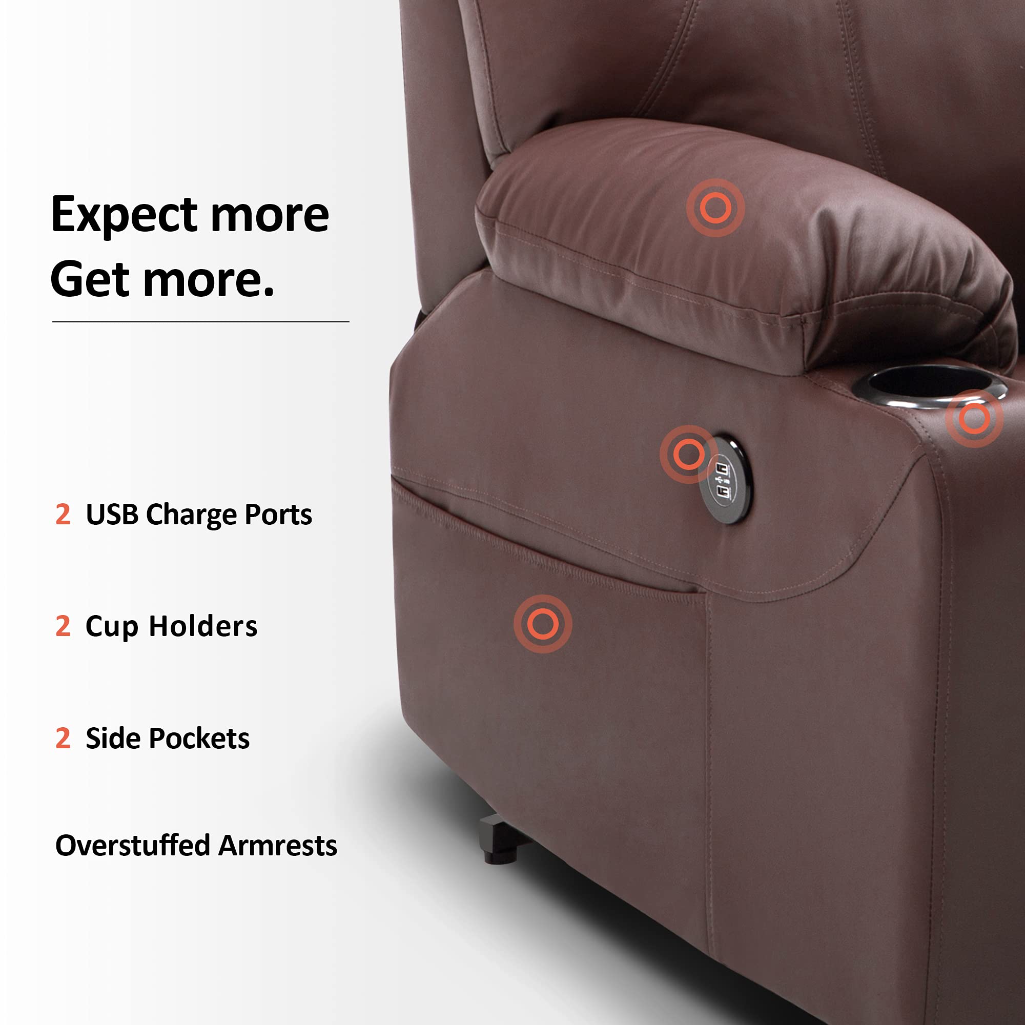 Mcombo Electric Massage Recliner Charging