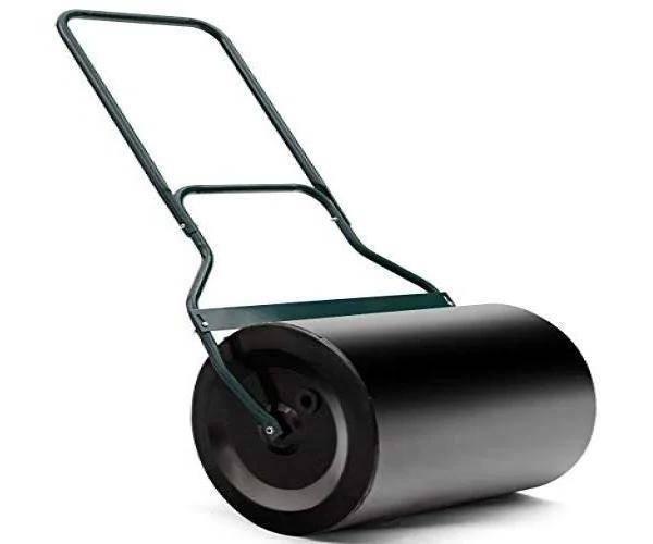 Adumly Size 16x 19.5 Duty Poly Push Tow Lawn Roller Poly Roller