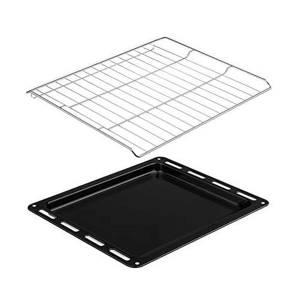 Empava 24 Inch Electric Single Wall Oven 10 Cooking Functions Deluxe 360° ROTISSERIE with Sensitive Touch Control in Stainless Steel